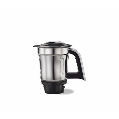 Preethi Steele 3-Jar Mixer Grinder, 550-Watt, Silver